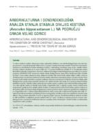 Arborikulturna i dendroekološka analiza stanja stabala divljeg kestena (Aesculus hippocastanum L.) na području grada Velike Gorice
 