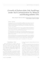 Growth of Pedunculate Oak Seedlings under Soil Contamination by Mineral and Biodegradable Oils