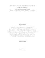 Optimizacija metoda sortiranja i prebrojavanje jedinki mediteranskog potkornjaka (Orthotomicus erosus Wollaston, 1857). ulovima feromonskog monitoringa Hrvatskog Jadrana