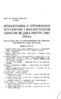 Istraživanja o otpornosti izvađenih nezaštićenih lisnatih biljaka protiv osušenja