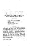 O izjednačenju pomoću funkcija koje se logaritmiranjem dadu svesti na linearni oblik, s naročitim obzirom na upotrebu kod izrade drvno-gromadnih tablica