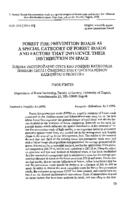 Forest fire-prevention roads as a special category of forest roads and factors that influence their distribution in space