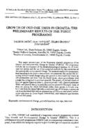 Growth of the old oak trees in Croatia: the preliminary results of the TGECC programme