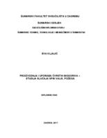 prikaz prve stranice dokumenta Proizvodnja i uporaba čvrstih biogoriva - Studija slučaja Požega