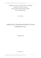 prikaz prve stranice dokumenta Tehnološki proizvodni proces u pilani "Peranović d.o.o."