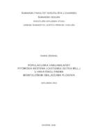 prikaz prve stranice dokumenta Populacijska varijabilnost pitomoga kestena (Castanea sativa Mill.) u Hrvatskoj prema morfološkim obilježjima plodova