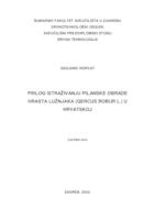prikaz prve stranice dokumenta Prilog istraživanju pilanske obrade hrasta lužnjaka (Quercus robur L.) u Hrvatskoj