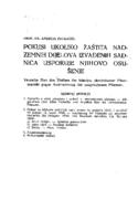 prikaz prve stranice dokumenta Pokusi ukoliko zaštita nadzemnih dijelova izvađenih sadnica usporuje njihovo osušenje