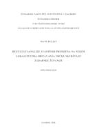 prikaz prve stranice dokumenta Rezultati analize stanišnih promjena na nekim lokalitetima obitavanja trčke skvržulje  Zadarske županije
