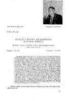 prikaz prve stranice dokumenta Djelo i život akademika Milana Anića