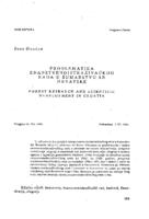 prikaz prve stranice dokumenta Problematika znanstvenoistraživačkog rada u šumarstvu SR Hrvatske