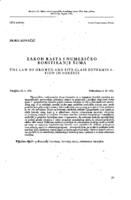 prikaz prve stranice dokumenta  Zakon rasta i numeričko bonitiranje šuma 
