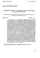 prikaz prve stranice dokumenta Dendroflora i valorizacija park-šume Šijana kod Pule