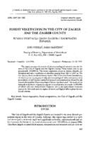 prikaz prve stranice dokumenta Forest vegetation in the City of Zagreb and the Zagreb County