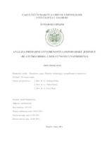 prikaz prve stranice dokumenta Analiza primarne otvorenosti gospodarske jedinice »Blatuško brdo« i mogućnosti unapređenja