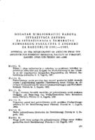 prikaz prve stranice dokumenta  Dodatak bibliografiji radova istraživača Zavoda za istraživanja u šumarstvu Šumarskog fakulteta u Zagrebu za razdoblje 1981—1985 