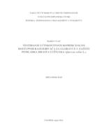 prikaz prve stranice dokumenta Testiranje učinkovitosti komercijalno dostupnih rastjerivača za glodavce u zaštiti pomladka hrasta lužnjaka (Quercus robur L.)