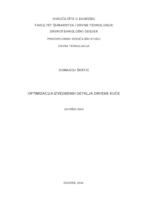 prikaz prve stranice dokumenta Optimatizacija izvedbenih detalja drvene kuće