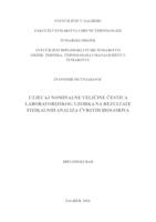 prikaz prve stranice dokumenta Utjecaj nominalne veličine čestica laboratorijskog uzorka na rezultate fizikalnih analiza čvstih biogoriva