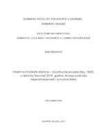 prikaz prve stranice dokumenta Hrastova mrežasta stjenica-Corythucha arcuata (Say, 1832), u istočnoj Slavoniji 2016. godine, širenje područja rasprostranjenosti i procjena šteta