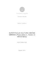 prikaz prve stranice dokumenta Supstitucija kultura obične smreke (Picea abies /L./ Karst.) u Republici Hrvatskoj